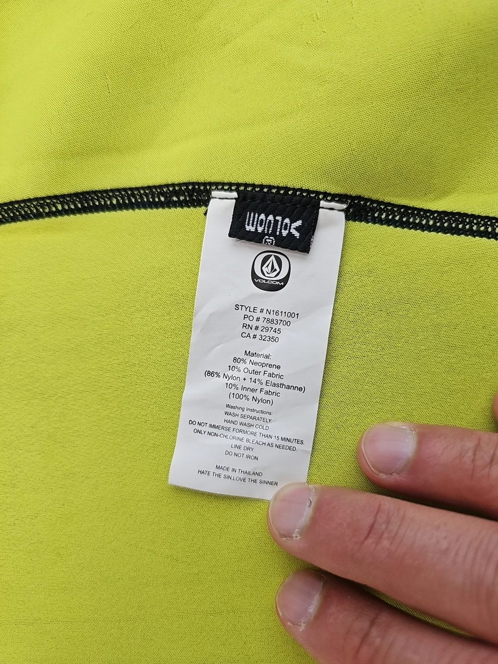 Volcom performance modtech